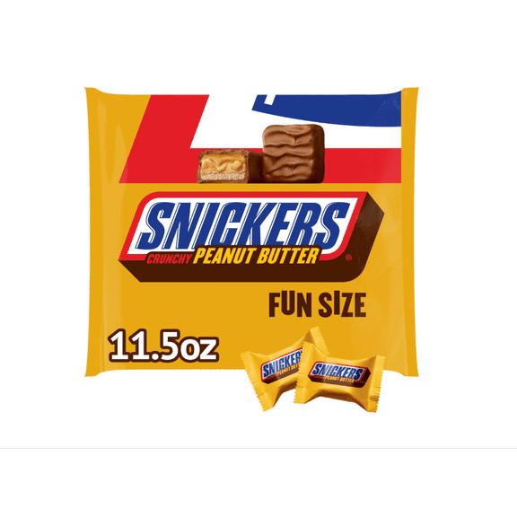 Mars  Crunchy Peanut Butter Squared Fun Size Chocolate Candy Bars, 11.5oz