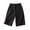 Black, variant on Loose Fit Bermuda Shorts for Women Cotton Linen High Waist Shorts Summer Straight Leg Knee Length Shorts Casual Baggy Beach Shorts with Pockets