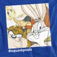 thumbnail image 2 of Looney Tunes Squad Goals Women's T Shirt, Royal, Medium, 2 of 6