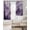 Purple, variant on Green Mountain Black Out Curtains 63 Inch Long, Room Darkening Draperies Curtains Panels, Misty Forest Nature Woodland Pine Tree Landscape Thermal Curtain for Bedroom Living Room 52"x63" 2 Panels