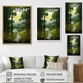 thumbnail image 4 of Designart "Forest Woods Pastoral II" Landscape & Nature Floater Framed Canvas Art Print, 4 of 7