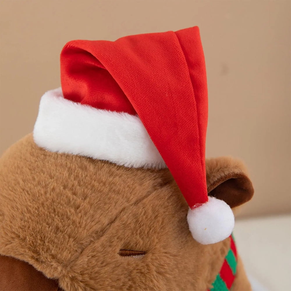 Christmas Capybara Plush Capybara Stuffed Animal Toy
