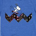 thumbnail image 3 of Peanuts - Snoopy Skating Pattern - Toddler And Youth Short Sleeve Graphic T-Shirt, 3 of 6