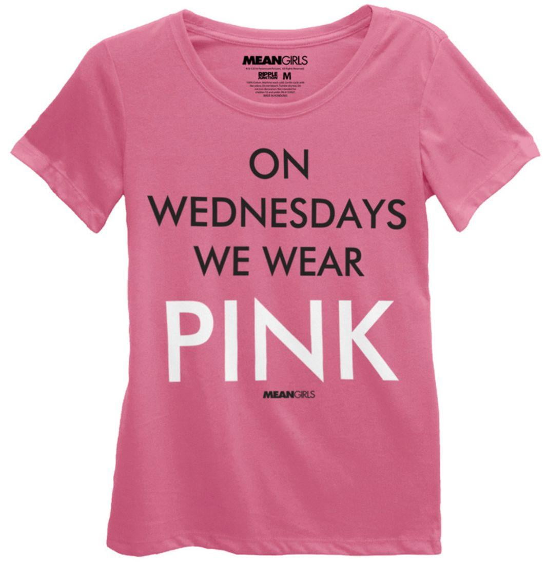 on wednesdays we wear pink shirt