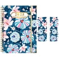 thumbnail image 1 of Clearance! WNEGSTG Notebooks for School 2025 2025 Academic Planner July 2025 To 2025 Monthly Tabs Daily Organizer Twin Wire Binding Pocket Folder Sticky Notes One Size Multi-Color, 1 of 5