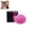 Pink, variant on Fuzz Squishy Stress Ball, Soft Smiley Face Sensory Ball for Anxiety Relief, Fuzz Stress Ball for Hand Squeezing (Bule, 1PC)