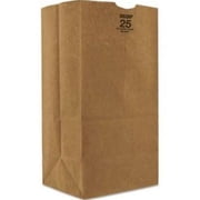 Grocery Paper Bags #25 Size Extra-Heavy-Duty 8.25" x 5.25" x 16.13" Natural 500/Bundle 130326
