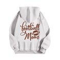 thumbnail image 4 of WEAIXIMIUNG Sweat à Capuche pour Mariée, Imprimé Rugby, Manches Longues, 4 of 4