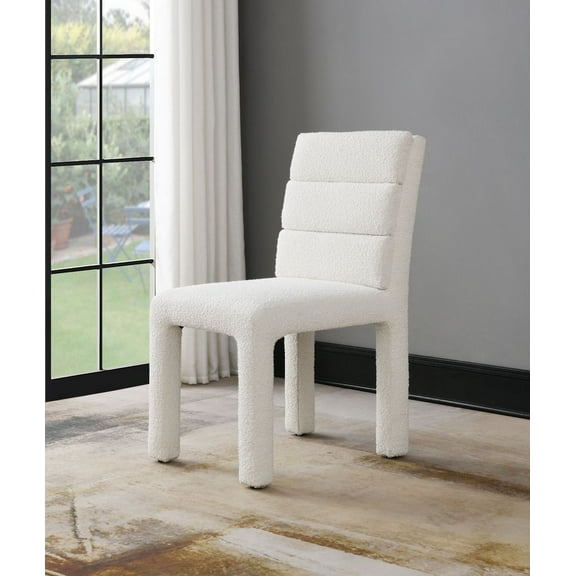 Acme Hettie Side Chair (Set-2) in Beige Boucle, Location: Indoor