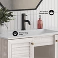 thumbnail image 4 of Bron 36" Freestanding Bathroom Vanity in White Oak with Sink Top, 4 of 11