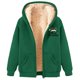 thumbnail image 5 of WILLBEST Sudadera Larga para Mujer, Estilo Casual de Invierno, con Cremallera, Forrada, con Estampado Festivo Chaqueta Suave, Cómoda y Cálida, Ideal para Deportes Al Aire Libre y Uso Diario Mediana, 5 of 5