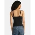 thumbnail image 3 of No Boundaries Lace Trim Cami Top, Women's, 3 of 5