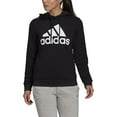 thumbnail image 5 of adidas Women's Loungewear Essentials Logo Fleece Hoodie X-Large Core Black/White, 5 of 7