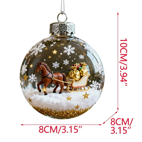 Adornos navideños, decoraciones navideñas, regalos navideños. Colección de adornos navideños ecuestres de caballos para tu árbol. Colgante.