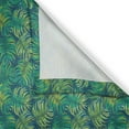 thumbnail image 3 of Ambesonne Leaves Kitchen Curtains, Hawaiian Tropical Foliage, 55"x39", Green Night Blue, 3 of 3