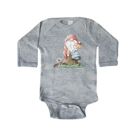 

Inktastic Spring Gnome 2021 Gift Baby Boy or Baby Girl Long Sleeve Bodysuit