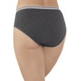 thumbnail image 3 of Women's Heather Low Rise Briefs, 6+1 Bonus Pack, 3 of 3