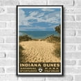 thumbnail image 2 of Indiana Dunes National Park Vintage Travel Poster / Postcard WPA Style Retro, 2 of 4