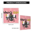 thumbnail image 3 of PAYOHTO Toggle Light Switch Wall Plate Cute Bat Hero Girl Double Switch Cover Standard Size 2-Gang 4.50" x 4.5" Unbreakable Polycarbonate Thermoplastic, 3 of 6