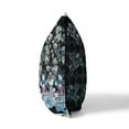 thumbnail image 4 of Papillon Paradise Indoor/Outdoor Pillow with Removable Cover in Black 26x26, 4 of 6