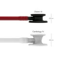 thumbnail image 3 of 3M Littmann Classic III Stethoscope, Black-Finish Chestpiece, stem and headset, Burgundy Tube, 27 inch, 3 of 4