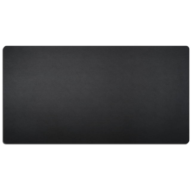 Nekmit Leather Desk Blotter Pad 34 x 17 Inches, Flat, Non-Slip, Waterproof, Black