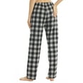 thumbnail image 2 of YUSHOW Womens Flannel Pajama Pants for Women Soft Plaid Pj Bottoms Lounge Pj Pants Size M, 2 of 8