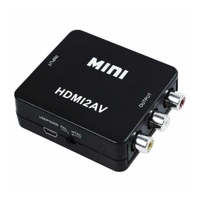 Convertidor de video HD Adaptador de HD a RCA AV Cable convertidor CVBS 3RCA 1080P Audio de video compuesto tholdsy EL4474-00B