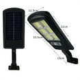 thumbnail image 2 of UMEXUS Solar Wall Lights, 240 LED PIR Motion Sensor Remote Control Lamp for Street Yard Outdoor Lamp, IP67 Waterproof, 2 of 9