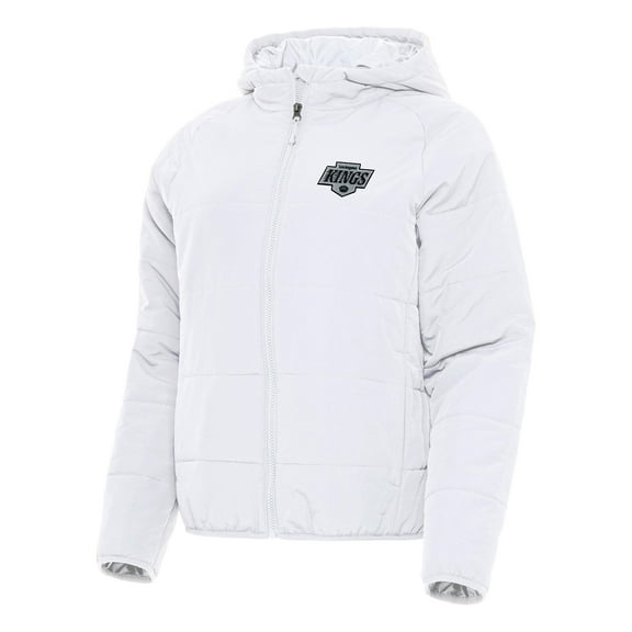 Women's Antigua White Los Angeles Kings Universe Full-Zip Puffer Jacket