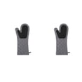 thumbnail image 1 of Yuarrent Guante para hornear, manoplas para horno, suministros para hornear, accesorios para el hogar resistentes al calor, Protector de manos, Izquierda/Gris 2piezas, 1 of 6