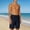 #436-Navy, variant on Ceisia Men's Solid Color Beach Casual Shorts with Elastic Drawstring Waist Pockets Comfortable Summer Pants Black Gifts for Father 2X