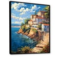 thumbnail image 2 of Designart "France'S Picturesque Shoreline" France Floater Framed Canvas Prints, 2 of 5