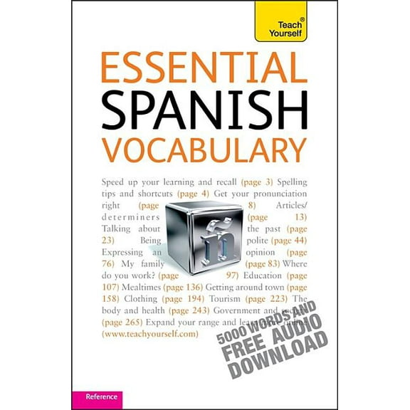 Teach Yourself Vocabulary Essential Spanish Vocabulary, (Paperback)