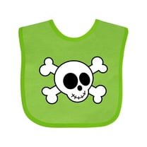 Inktastic Fun Skull and Crossbones Boys or Girls Baby Bib