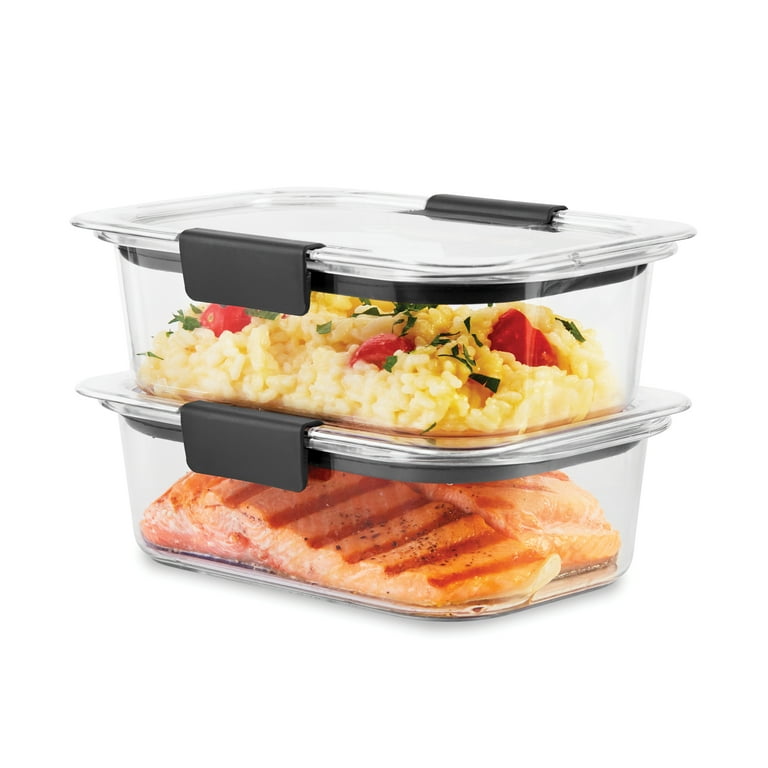Rubbermaid 3.2 Cup Brilliance Stain-Proof Food Storage Container, Set of 2