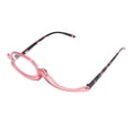thumbnail image 3 of Gafas de maquillaje ligeras, plegables, giratorias, de una sola lente, para mujer, con aumento, con estuche elegante +3.00, 3 of 14