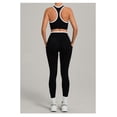 thumbnail image 5 of SKQIT 2 Piece Women's Sports Yoga Sets, Sleeveless U Neck Backless Tank Top and High Waist Crossover Leggings With Pockets Gym Pilates Outfits Set, 5 of 7