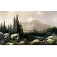 thumbnail image 2 of Hill, Thomas 24x16 White Modern Wood Framed Museum Art Print Titled - Mount Shasta, California, 2 of 4