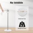 thumbnail image 3 of KES Free Standing Toilet Paper Holder Brushed SUS304 Stainless Steel Freestanding Toilet Tissue Holder with Heavy Marble Base, 3 of 10