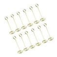 thumbnail image 4 of facefd 12pack/lot Your In Style Durable Table Card Holders Gifted Easy Simple Fashionable Place Holder For Card Holders gold, 4 of 9
