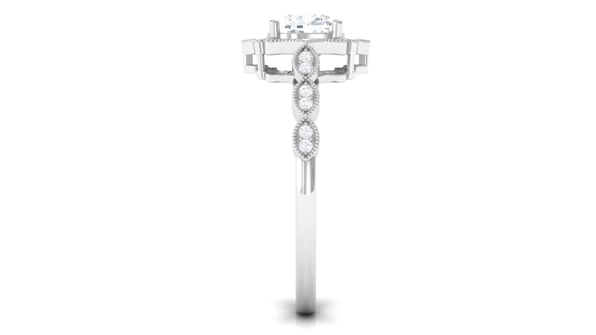 4 CT Moissanite Ring for Women, Oval Moissanite Eternity 4 CT Moissanite Ring for Women, Oval Moissanite Eternity