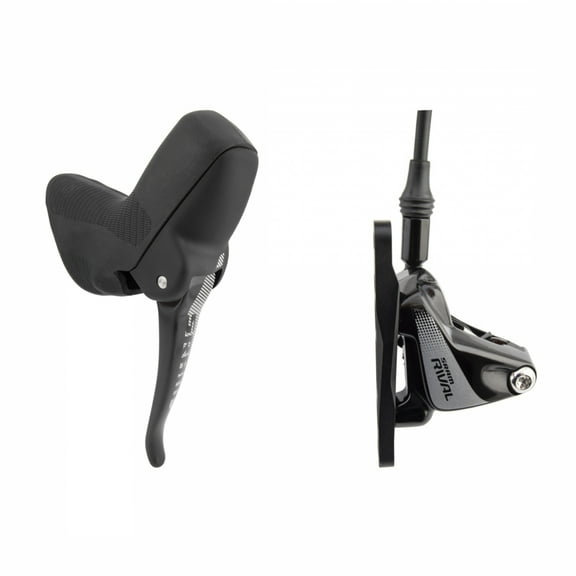 SRAM Rival 1 Disc Brake and Lever - Left/Front, Hydraulic, Flat Mount (No Offset) , Black, A1
