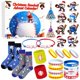 thumbnail image 1 of Decoraciones navideñas, adornos navideños, regalos de Navidad, set de regalo de cuenta regresiva navideña para jóvenes entusiastas del béisbol, cajas navideñas, 1 of 1