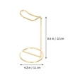thumbnail image 2 of PENIKOKO Soporte De Hierro Para Auriculares Dorado Para Oficina Y Hogar Con Resistente Y, 2 of 8