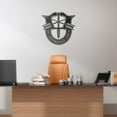 thumbnail image 4 of RealSteel US Military Branch Wall Art - Army, Navy, Air Force, Marine Corps, Coast Guard & Space Force (CoastGuards/ Black), 4 of 9