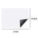 Tableau Blanc Magnétique Effaçable à Sec, Feuille de Tableau Magnétique, Tableau Blanc Magnétique, Réfrigérateur Tableau Blanc – image 2 sur 5