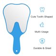 thumbnail image 4 of Hand Makeup Mirror Teeth Shaped Hairdressing Mirror Cosmetic Mirror for Salon, 4 of 10