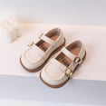 thumbnail image 2 of Cathalem Girls Low Heels Sandals Comfort Open Toe Sandal with Adjustable Back Strap,White 31, 2 of 4