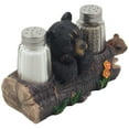 thumbnail image 4 of Black Bear with Squirrel Glass Salt and Pepper Shaker Set with Decorative Holder Figurine As Cabin & Lodge Kitchen Decor by Home 'n Gifts, 4 of 4